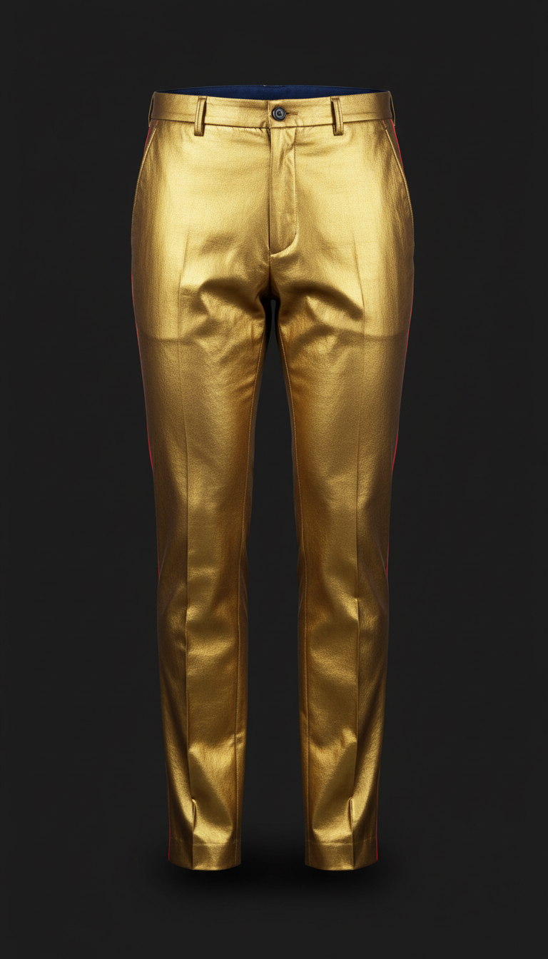Electric Gold Tailored Trousers