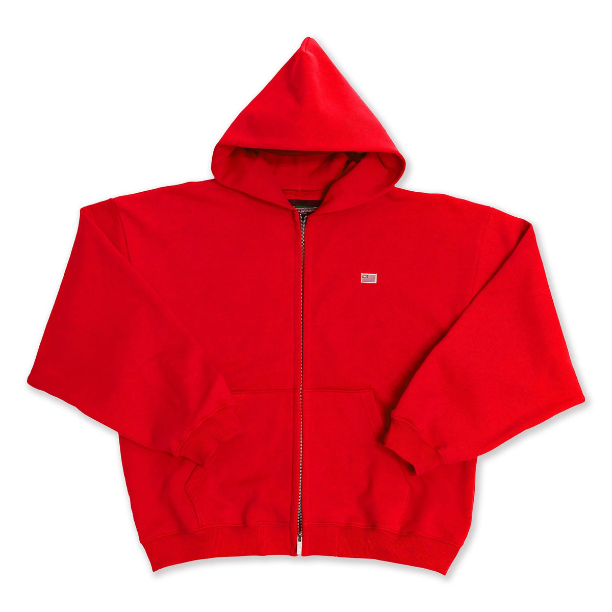 TMC Flag Zip-Up Hoodie - Red